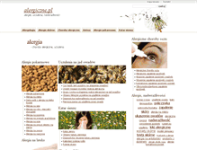 Tablet Screenshot of alergiczne.pl